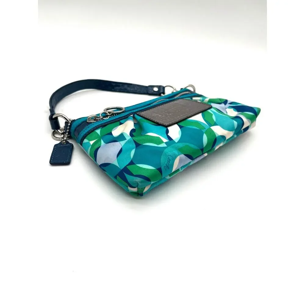 COACH Vintage Poppy Kaleidoscope Mini Bag, Blue